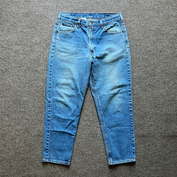 Carhartt B17 DST Relaxed Fit Denim Jeans Mens 36x30 (fits 34x29) Mid Wash Blue - Picture 2 of 13